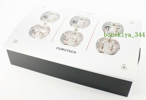 ■１円～最低なし■FURUTECH(フルテック)【ｅ-ＴＰ６０ケース使用】汎用６口電源タップ■海外製作輸入品■中古美品■