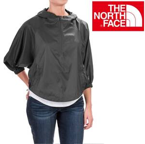 The North Face 7分袖アノラックジャケット S ブラック Tnf Black 黒 ノースフェイス 耐久性撥水 トレーニング Gymset Crop Anorak Jacket