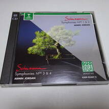 輸入盤/2CD/日本語解説付「シューマン：交響曲全集（第1番～第4番）」ジョルダン＆スイス・ロマンド管_画像1