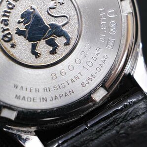 【慈光】2863 グランドセイコー Grand Seiko 8J55-0AA0 電池式 クオーツ メンズ腕時計 稼働品 箱付の画像5