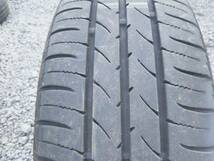 Y116 175/65R15 TOYO トーヨー NANOENERGY 2018年 PCD100 4H 5J FIELDER フィールダー NZE164 4本セット キャップ付き_画像3