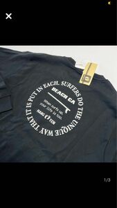 HANGTEN 新品 メンズ 快適 カジュアル バックプリント 長袖 Tシャツ ロンT 黒 XL [SN403-NE5-LL] 