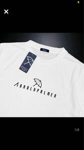 アーノルドパーマー ARNOLD PALMER 新品 メンズ シンプル 半袖 Tシャツ 白 XL[4991865T-75-LL]