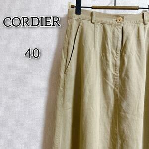 コルディア 【40】 ロングスカート 無地 シンプル カジュアル アースカラー