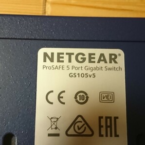 ネットギア NETGEAR スイッチングハブ 5ポート 1G 金属筐体 静音ファンレス GS105-500JPS 美品の画像5