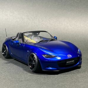 TAMIYA 1/24 MAZDA ROADSTER キャンディーブルー塗装済み完成品 タミヤ マツダ ロードスターの画像1