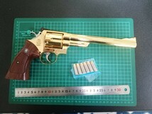 H78　モデルガン　コクサイ　S&W 44マグナム　未発火　カートリッジ付き　インサート銃口封鎖型　動作確認 OK　重さ　1292g_画像4