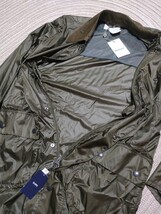 新品 定価37400 Barbour バブアー BORDER SHIPS 別注 軽量ナイロン 34 セージ グリーン メンズ _画像3