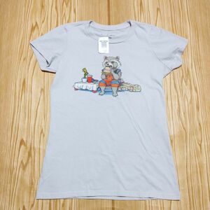 【未使用】マーベル ガーディアンズオブギャラクシー ロケット Tシャツ レディース L