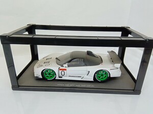 ホンダテストカー 1/18 NSX ○ オートアート ミニカー エブロ スーパーGT AUTOart EBBRO Aston好きな方に!　〔100〕