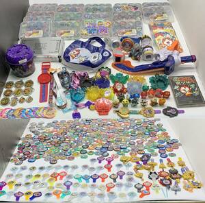  Junk Yo-kai Watch goods set sale .. medal .. arc CD finger doll jibanyan koma san USApyon etc. * present condition delivery goods 