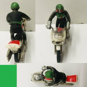ジャンク 当時物 ポピー? ポピニカシリーズ? サイクロン号 仮面ライダー フィギュア vintage POPY masked Kamen Rider cycloneの画像4