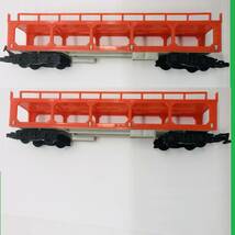 ジャンク 当時物 旧トミー スーパーレール ク5000 1978年製 国鉄 車運車 カー輸送車 TOMY SUPER RAIL_画像3