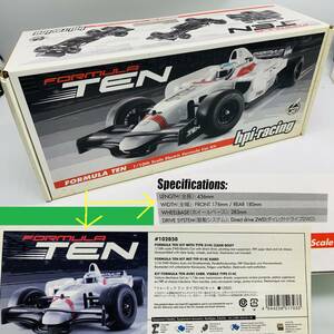 ジャンク 希少 未組立 hpiレーシング 1/10 RCラジコン フォーミュラTEN タイプ014C キット 102850 FORMULA TEN electric Formula Car kit