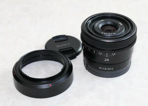 ☆☆SONYレンズ フルサイズ ・ FE 24mm F2.8 G ・Gレンズ 　中古/美品 ☆