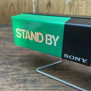 S-17◆1円～◆SONY サインランプ ON AIR STAND BY 非売品 ビンテージ 点灯します ソニー オンエアー スタンバイの画像2