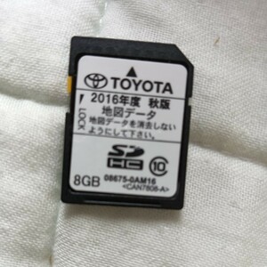 トヨタ 地図データ SDカード トヨタ 純正ナビ 用 SDカード SD 地図データ 2016年 秋版 08675-0AM16