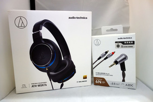 オーディオテクニカ audio-technica ATH-MSR7b + 純正バランスケーブル