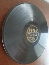 【蓄音機用SP盤レコード/歌詞カード付】DECCA/第三の男/カフェー・モツアルト・ワルツ/GUY LOMBARDO-ガイ・ロンパード楽団/SPレコード 美盤_画像9