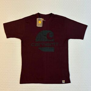 「新品未使用タグ付き」carhartt カーハート 半袖Tシャツ ワインレッド