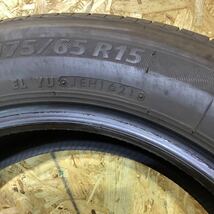 BRIDGESTONE NEXTRY ECOPIA ブリヂストン 175/65R15 夏 2021年製 2本セット 6〜7分山_画像5