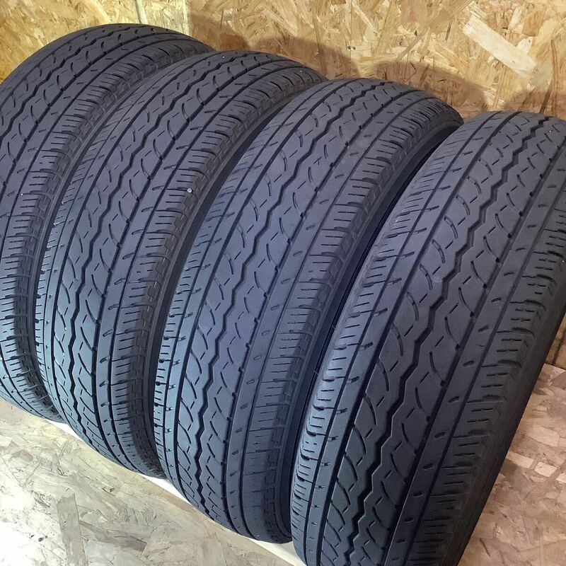 YOKOHAMA JOB RY52 ヨコハマ 195/80R15 107/105L 夏 2019年製 4本セット 7分山弱