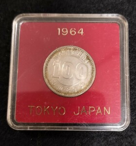 未使用 東京オリンピック 百円銀貨 東京オリンピック記念硬貨 100円銀貨