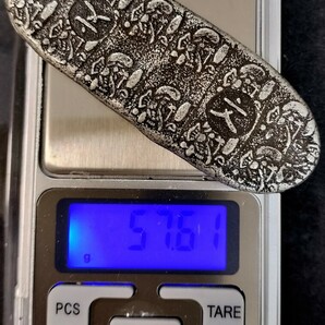 文政丁銀 目方約57.6g 桐箱入り 古銭 小判 大黒 江戸の画像4