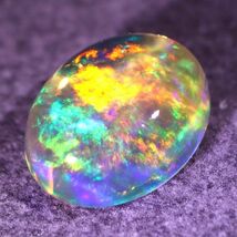 天然オパール メキシコ産 1.185ct 欧泊 ルース 裸石 宝石 卸 ジュエリー 遊色 素材 天然 墨西哥 cabochon loose jewelry opal mexican_画像1