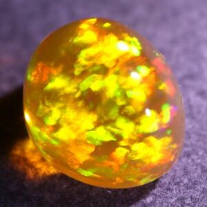 天然ファイアオパール メキシコ産 2.805ct 欧泊 裸石 宝石 ジュエリー 遊色 ファイヤーオパール 天然 墨西哥 loose jewelry fire opal