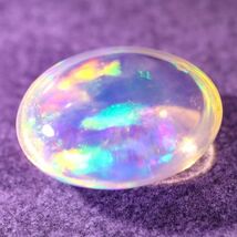 天然ウォーターオパール メキシコ産 1.630ct 欧泊 ルース 裸石 宝石 ジュエリー 遊色 天然 墨西哥 loose jewelry water opal mexican_画像5