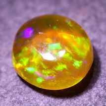 天然ファイアオパール メキシコ産 1.250ct 欧泊 宝石 ジュエリー 遊色 ファイヤーオパール 天然 墨西哥 loose jewelry fire opal_画像2