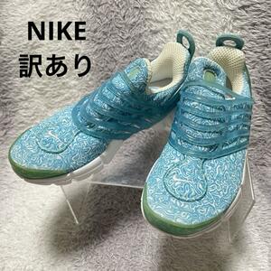 s957【訳あり】NIKE air/スリッポン/スニーカー/総柄/3XS