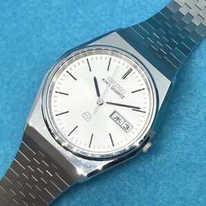 ☆ビンテージ SEIKO キングクォーツ/9443-7000 KQ/不動超美品オールオリジナル 箱ギャラ付き ツインクォーツ KING QUARTZの画像2