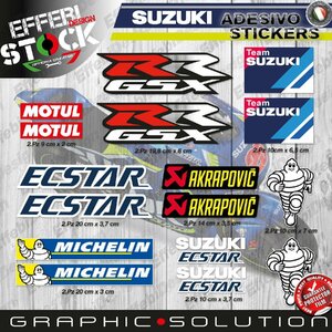 グラフィック デカール 車体用 / GSX-R GSXR GSX GIXXER ジクサー 1000 750 600 400 250 150 125 / Suzuki Ecstar GP