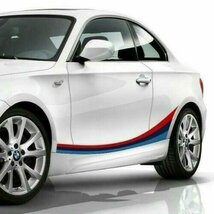 グラフィック デカール ステッカー 車体用 / BMW 1シリーズ E82 クーペ 2004- / M ツーリングカー サイド ストライプ_画像1