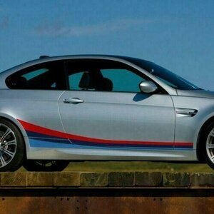 グラフィック デカール ステッカー 車体用 / BMW 3シリーズ E92 2004-2013 クーペ / M パフォーマンス サイド ストライプ3