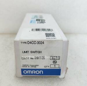 新品　OMRON/オムロン 　D4CC- 3024 　リミットスイッチ　保証付き