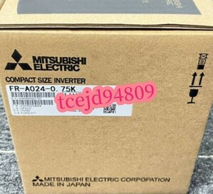 新品　MITSUBISHI/三菱 FR-A024-0.75K インバーター　保証付き