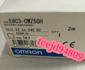 新品　OMRON/オムロン 　ロータリエンコーダ E6C3-CWZ5GH 500P/R　2M 　保証付き　