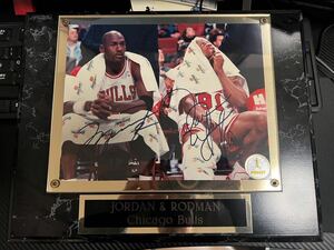  Michael Jordan rod man with autograph photo bruz certificate attaching serial number equipped super ultra rare 