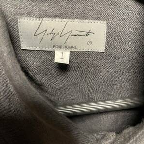 yohji yamamoto homme 麻 セットアップ グレーの画像3