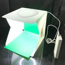 撮影ボックス 4色背景 高輝度72発円形LED USBケーブル キャリーバッグ付 撮影ブース 撮影スタジオ ミニスタジオ._画像3