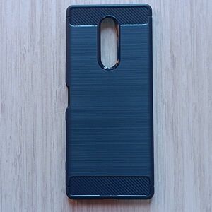 Xperia1 dark blue soft case cover TPU