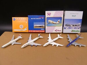 **SCHABAK car back Made in Gemany 1/600 die-cast aircraft each country bo- wing 747 MD-11 boxed 4 point . summarize **