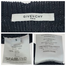 美品 Givenchy ジバンシー ロゴ ブラック 黒 ニット ニット セーター レディース 405405_画像5