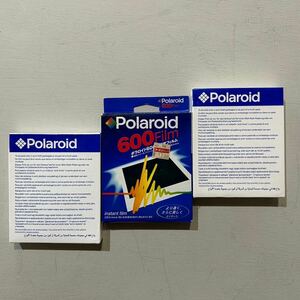 3つ【新品未使用・期限切れ】Polaroid 600 ポラロイド インスタントフィルム 高画質