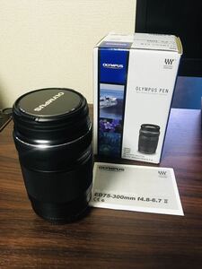 Olympus オリンパス レンズ M.ZUIKO DIGITAL 75-300mm F4.8-6.7II 中古