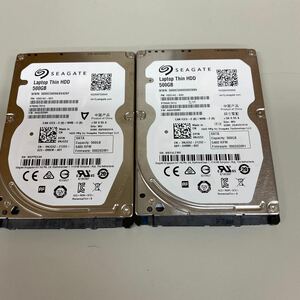 HDD Seagate Laptop 500GB 2個　ノート用②