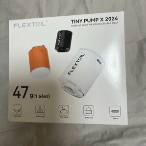 フレックステイル FLEXTAIL タイニーポンプX 充電式 Tiny Pump マット 空気入れ LED ライト 超小型 黒色